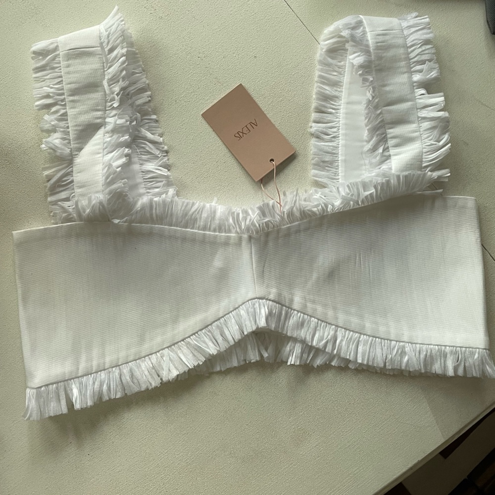 Alexis Elmi Raffia Top - Picture 2 of 10